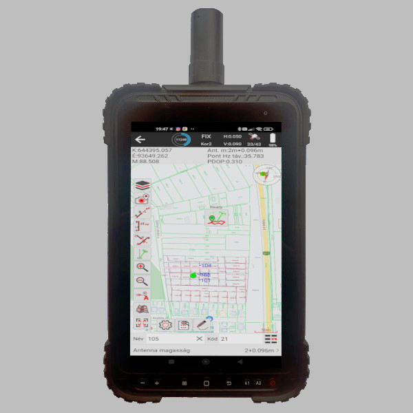 FORGEO TB8H Android tablet + RTK 